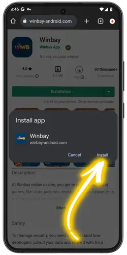 Winbay App Google Play Store Redirect